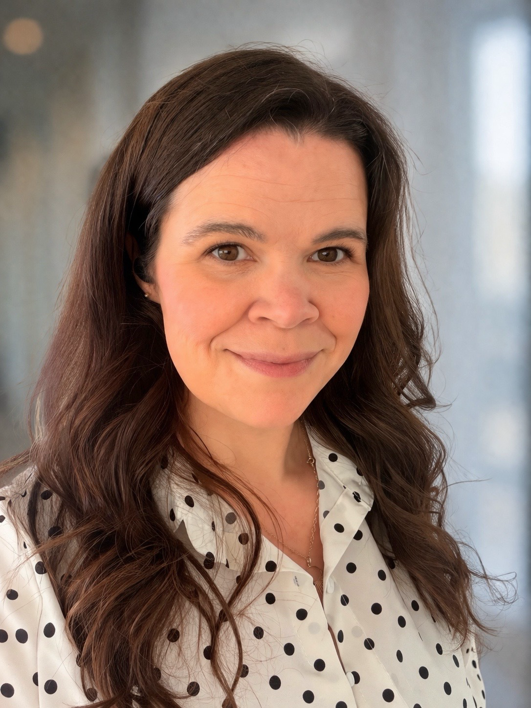 Contact card blurry background