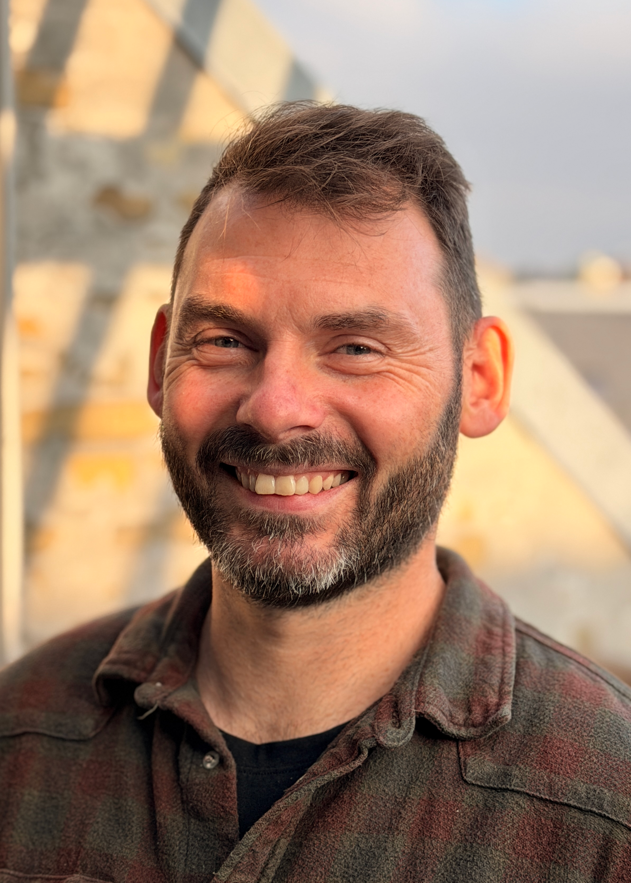 Contact card blurry background